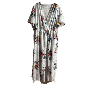 Floral V-Neck Maxi Dress